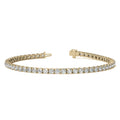 12.00 CTW Lab Grown Diamond Tennis Bracelet | G/VS AGI Certified | 14kt White or Yellow Gold