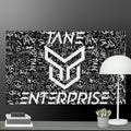 Designer Graffiti Tane Enterprise Flag Black