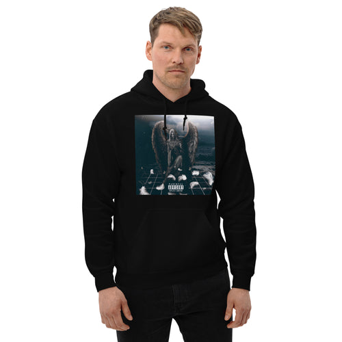 Designer Black Trapped Angel Tane Hoodie