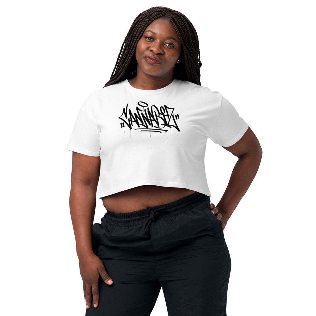 Cannabis Tane Women’s Crop Top White