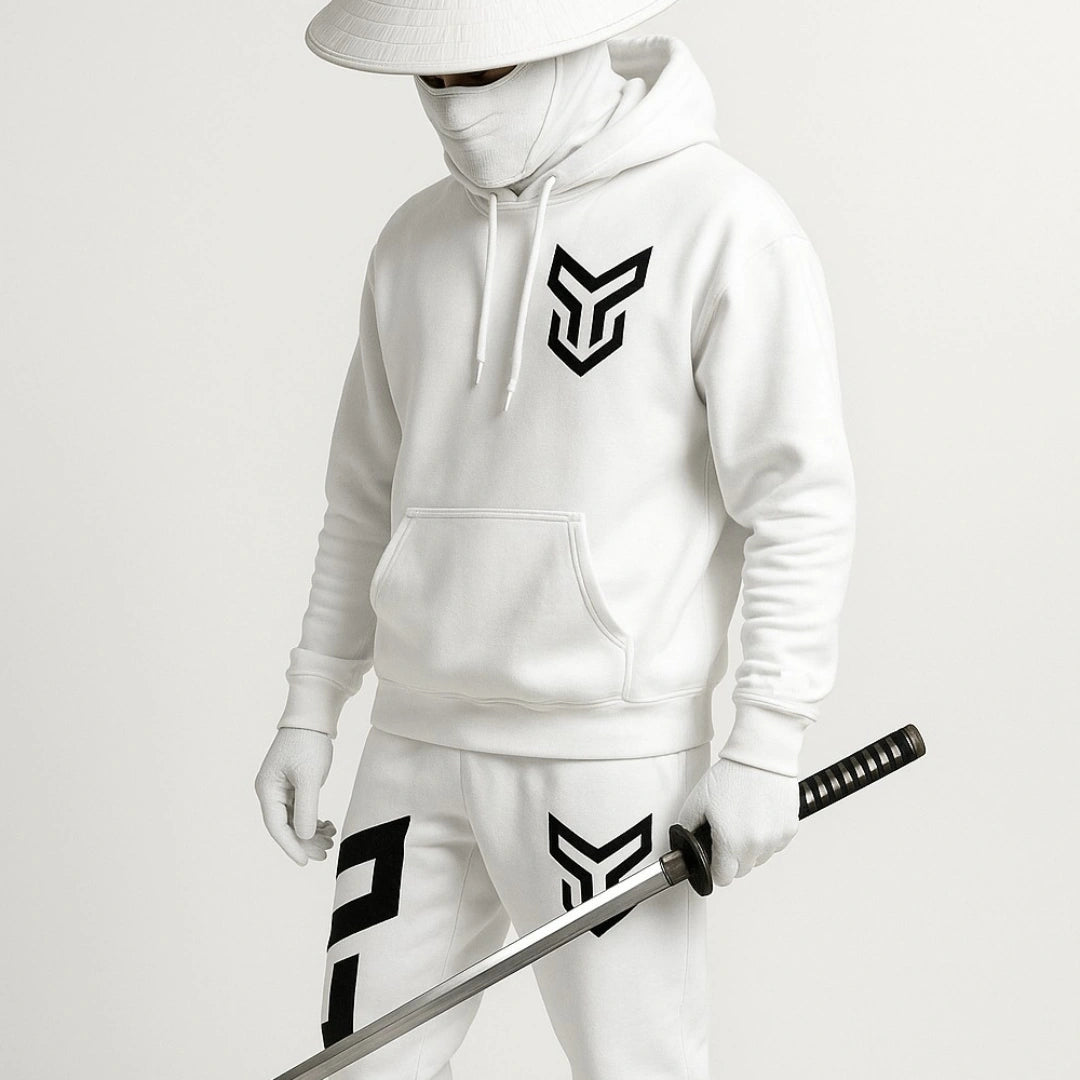 Tane Logo Hoodie White