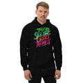 Try To See The Good Things Wink Smiley Tane Hoodie Black