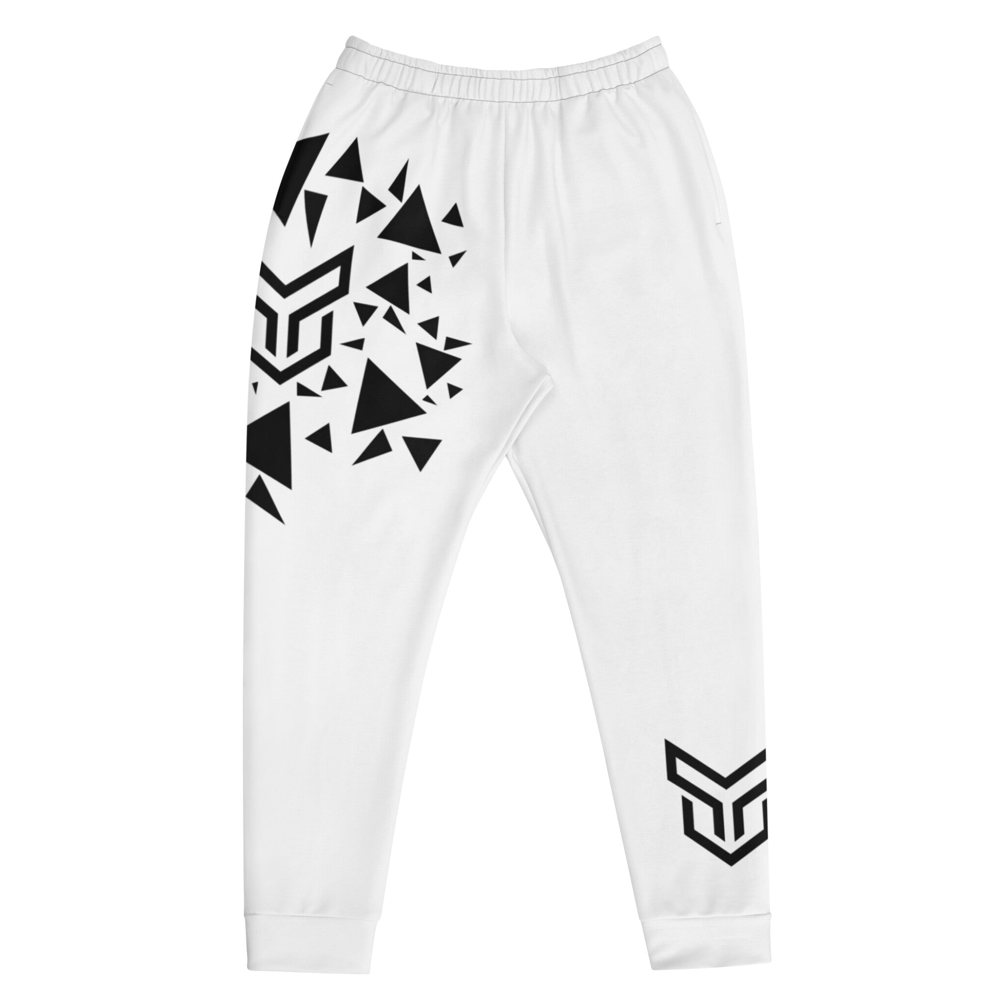 Designer Tane Logo Men's Joggers White