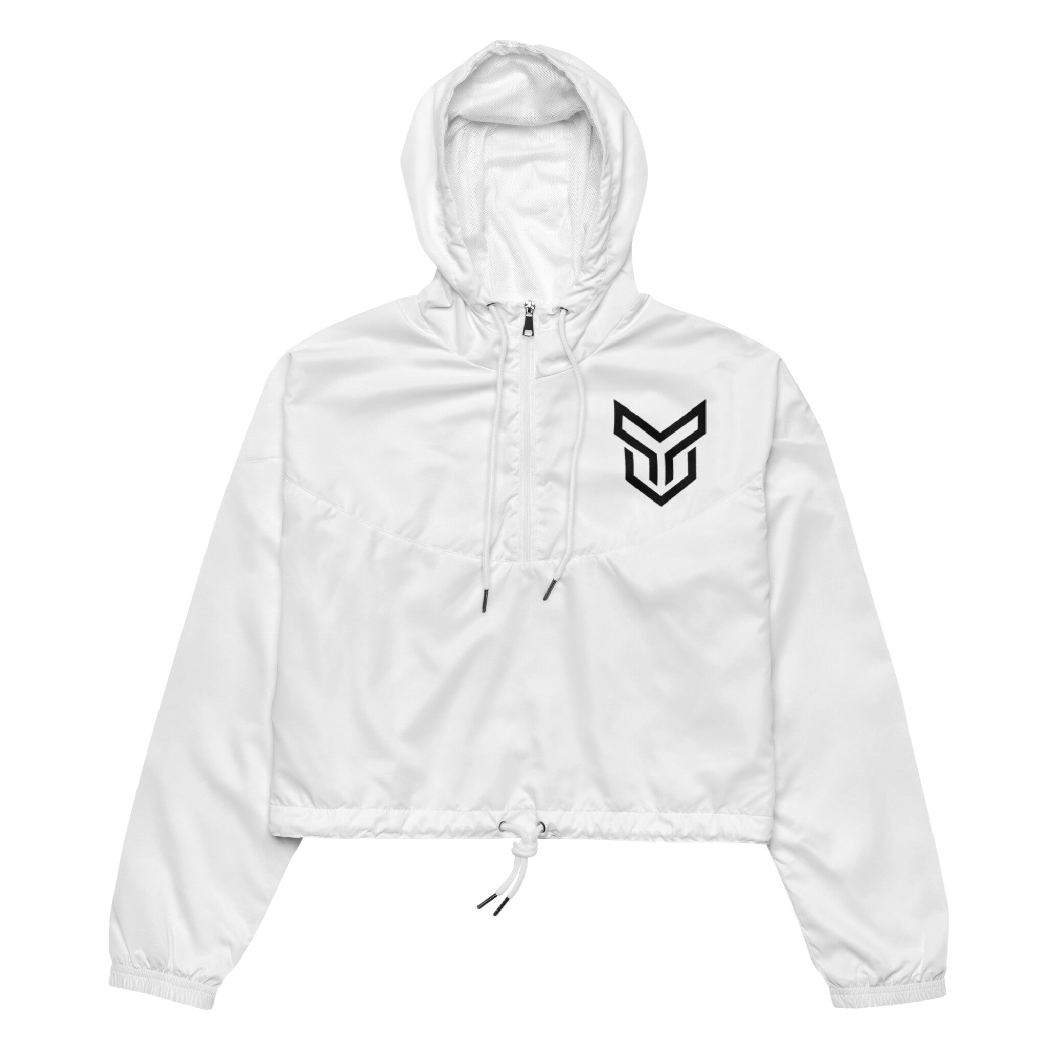 Need Money For Lambo Tane Women’s Cropped Windbreaker White