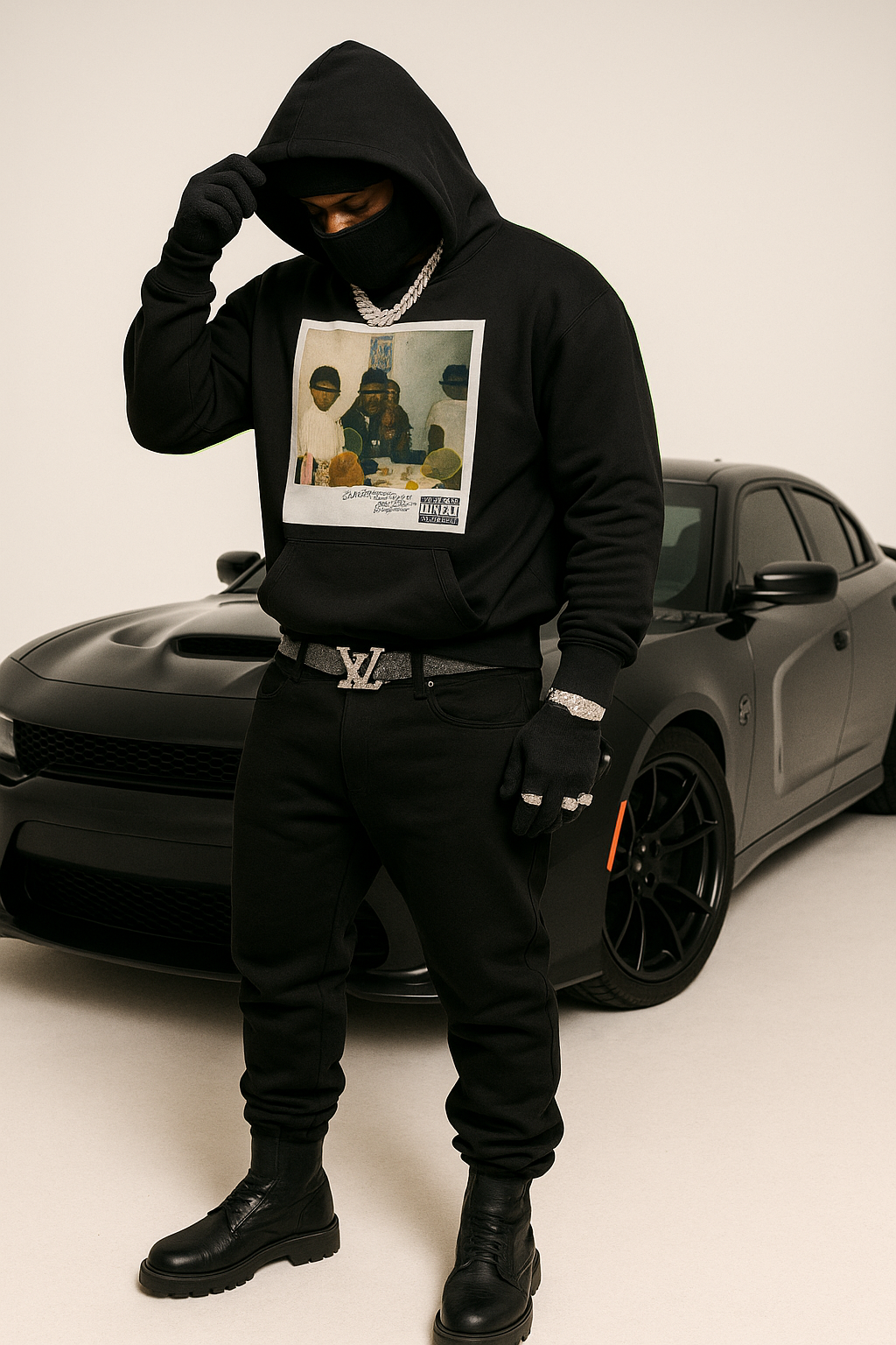 Money Trees Tane Hoodie Black