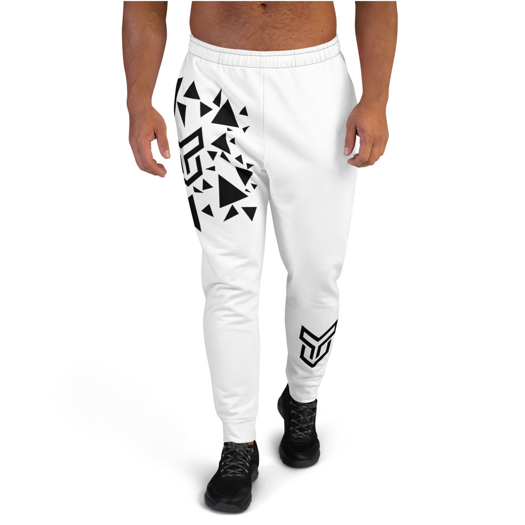 Designer Tane Logo Men's Joggers White