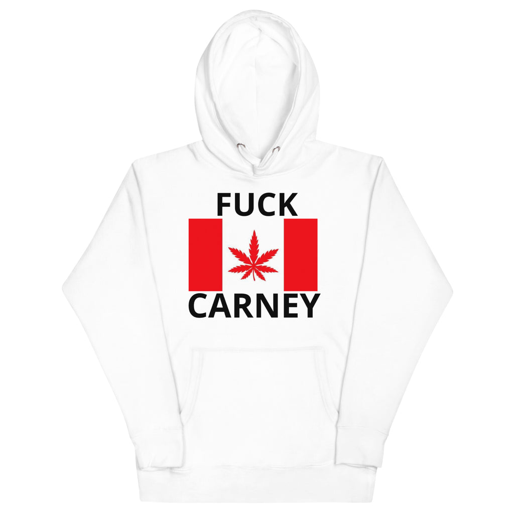 Fuck Carney Canada Tane Hoodie White