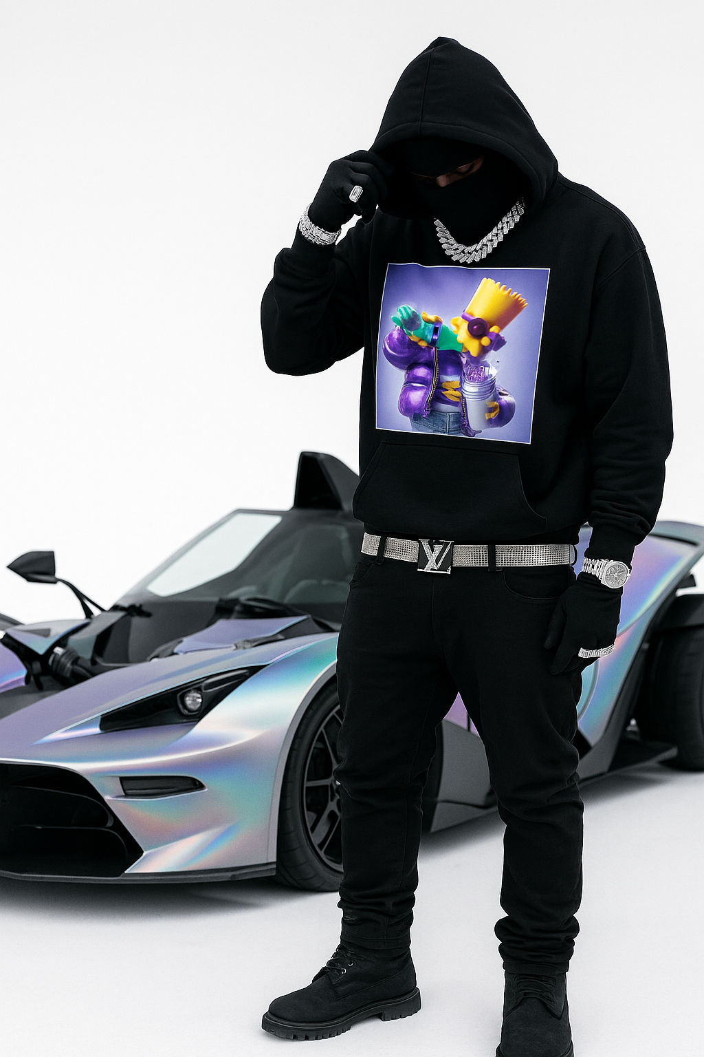 Bart Lean Tane Hoodie Black