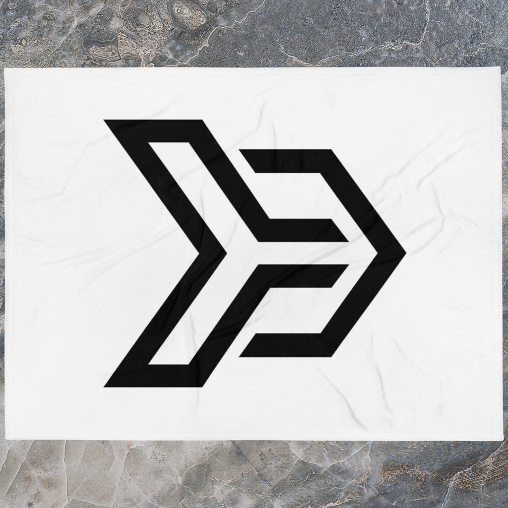 Tane Enterprise Logo Soft Blanket White