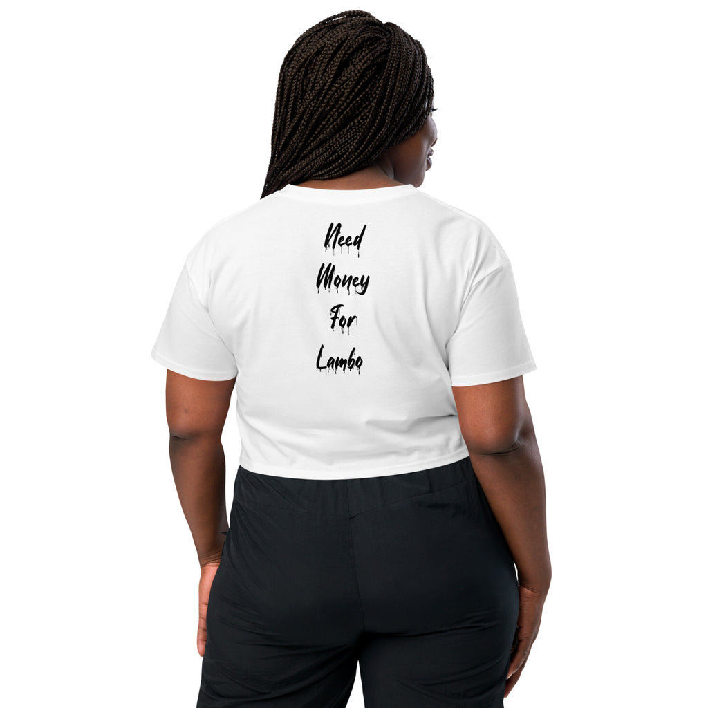 Cannabis Tane Women’s Crop Top White
