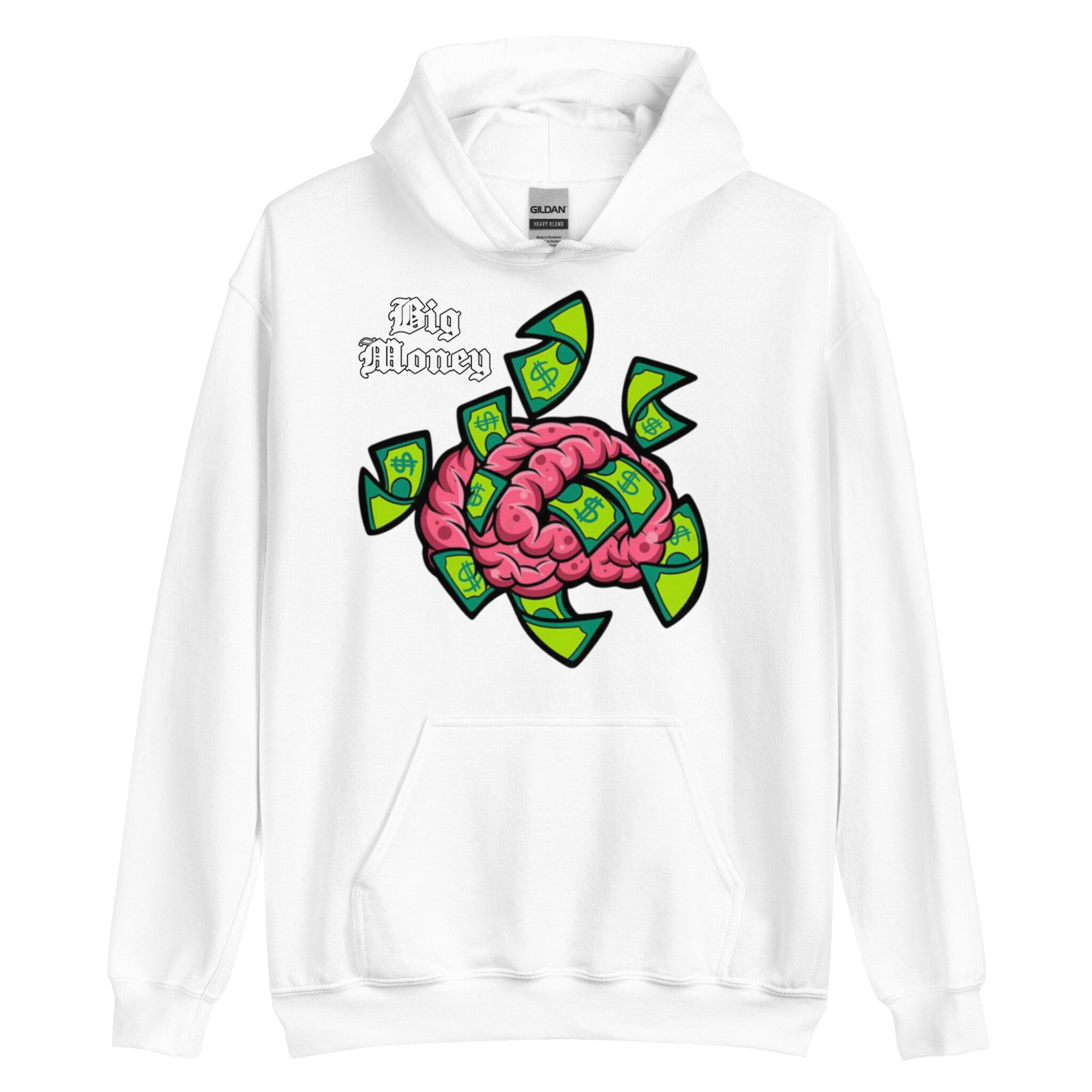 Designer Big Money White Tane Hoodie