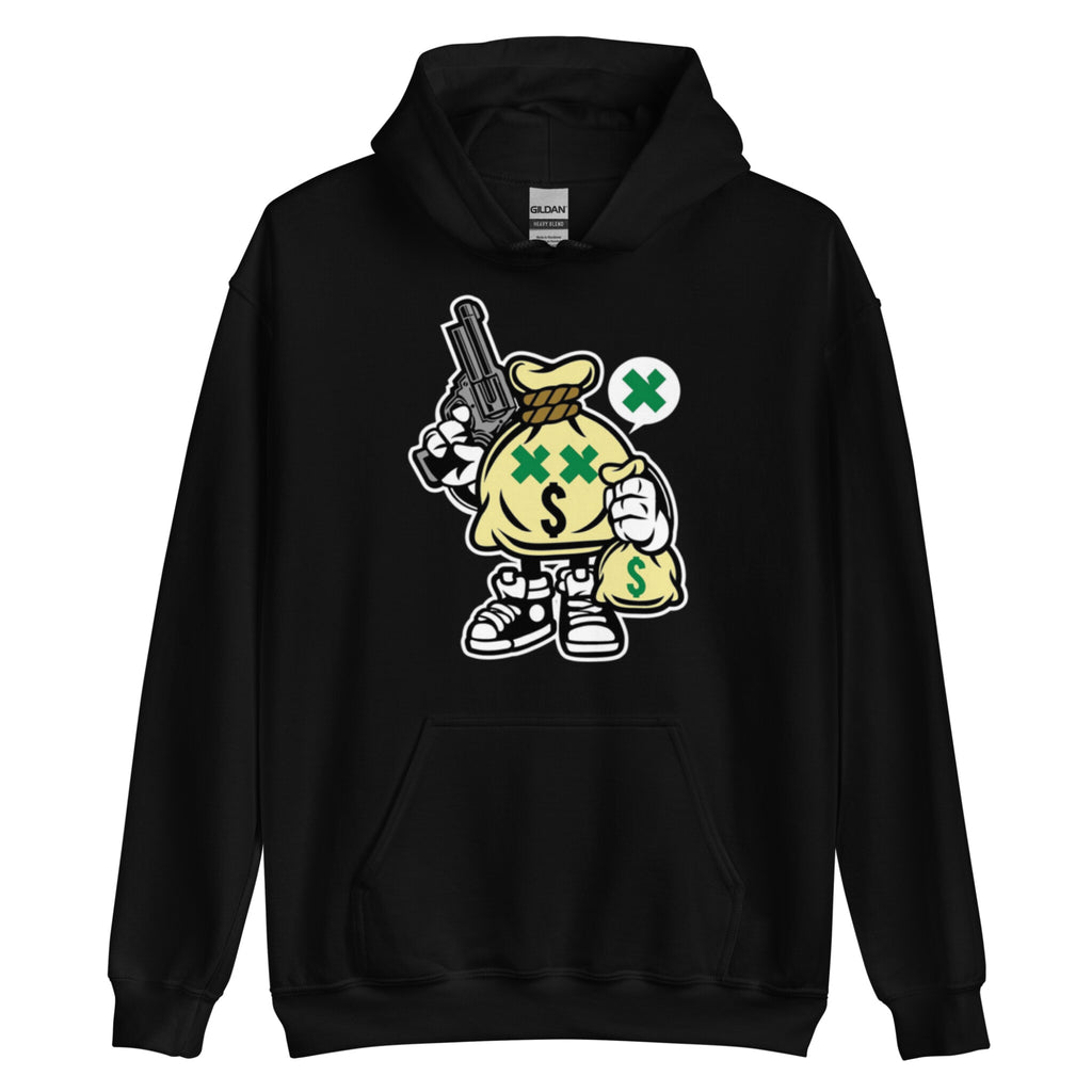 Designer Money Bag Tane Hoodie Black