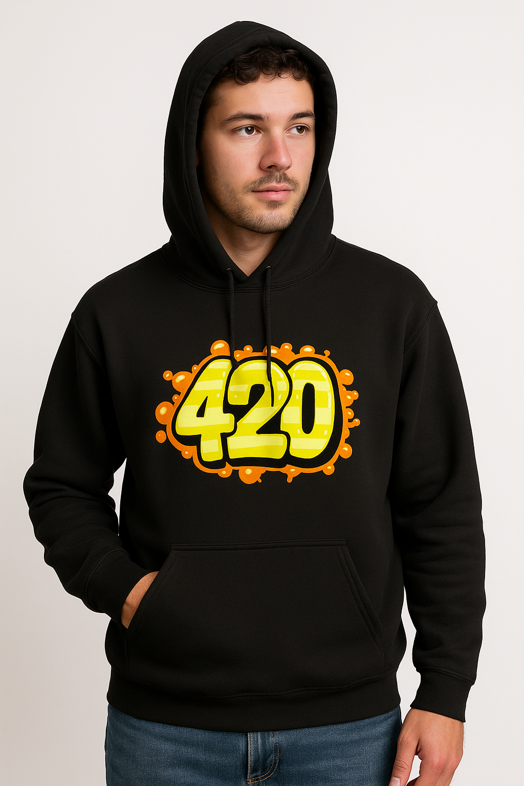 Designer 420 Black Tane Hoodie